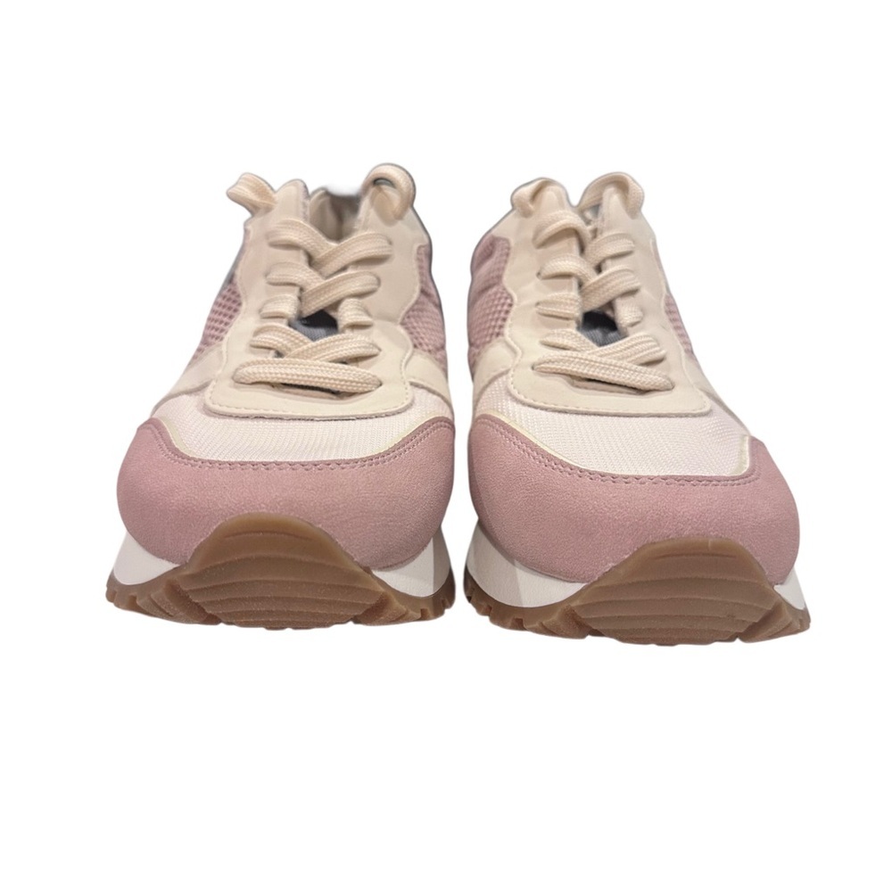 Stylish Women's Sneakers in Pink and Cream, Sam and Libby, Size 7 - Picture 3 of 6